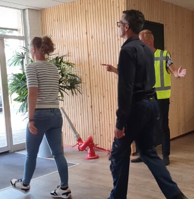 Ontruimingsoefening door ANSUL